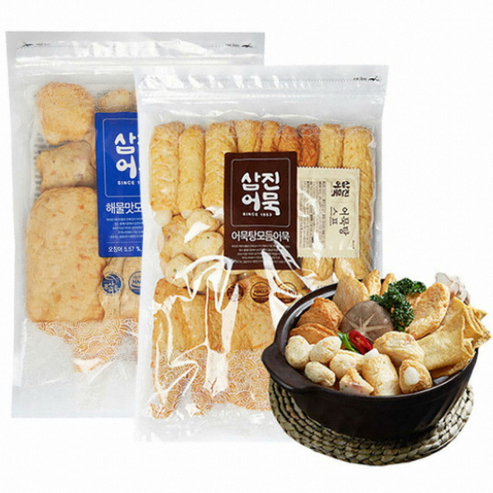 어묵탕모듬 1.2kg+해물모듬어묵 900g