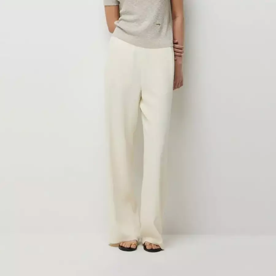 SISLEY 뒷 밴딩 슬림팬츠 SAPT70641