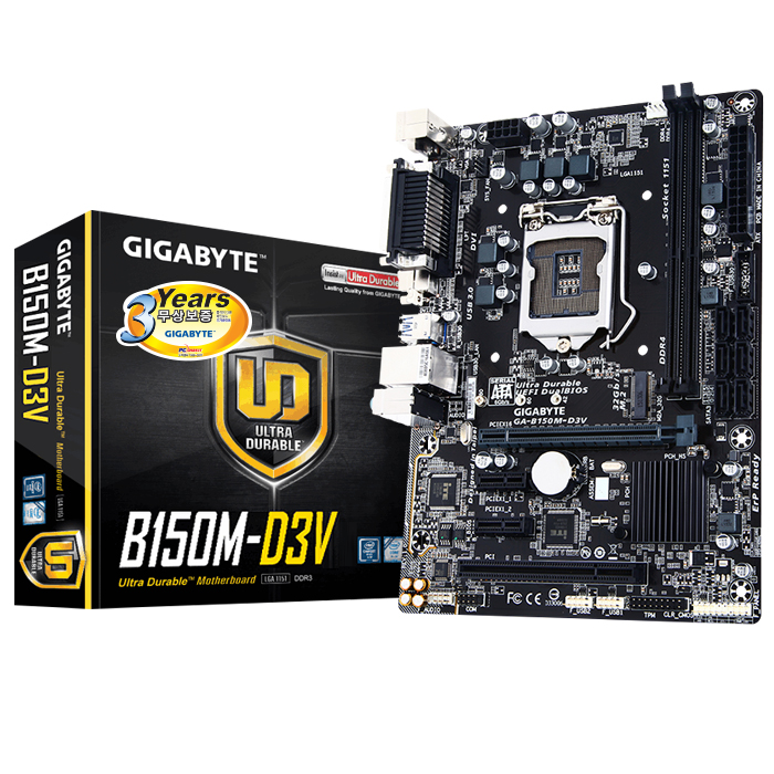 GIGABYTE GA-B150M-D3V 듀러블에디션 피씨디렉트