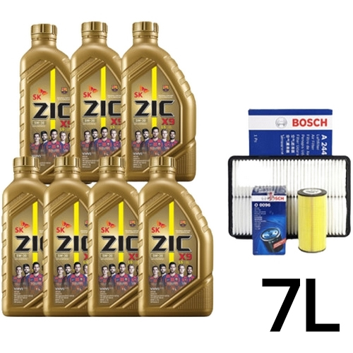 SK������ ��ũ X9 LS 5W30 7L + �������� ���Ϻ� ����