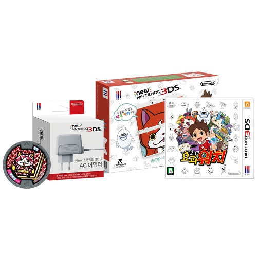 닌텐도 뉴 3DS 지바냥 스페셜 에디션 + 요괴워치 3DS 패키지