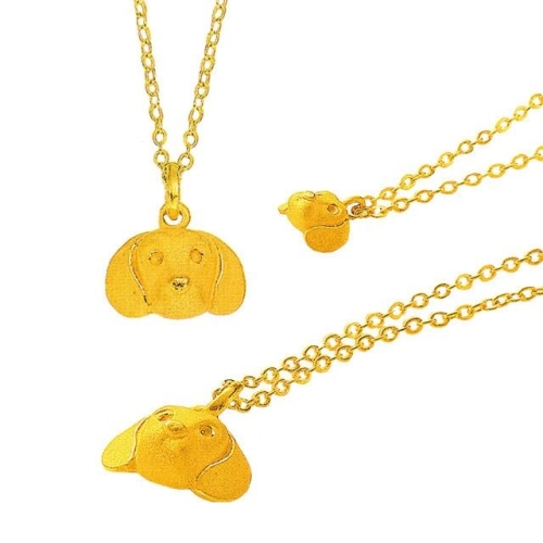 클래스에스 아기엄마커플강아지9 돌목걸이 3.75g (1개)_이미지