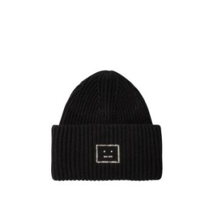 아크네스튜디오 라지 페이스 비즈 로고 비니 C40354 900_이미지