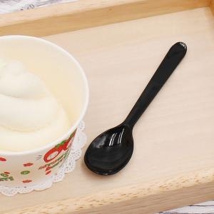 이룸팩 일회용아이스크림스푼대(블랙) (500개)_이미지