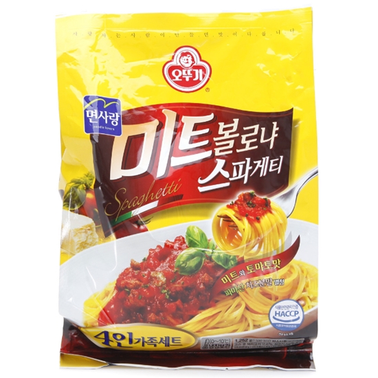 오뚜기 미트볼로냐 스파게티 4인분 1.25kg (1개)_이미지