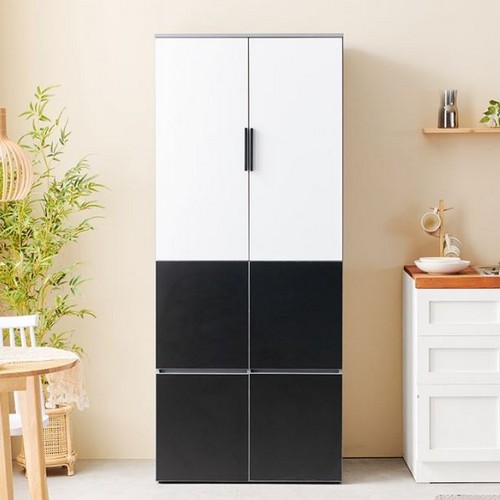 노하우 비스트리 광폭 6도어 주방수납장 800