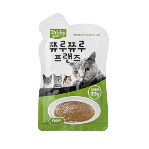테비토퍼 쮸루쮸루 프랜즈 타우린 파우치 33g