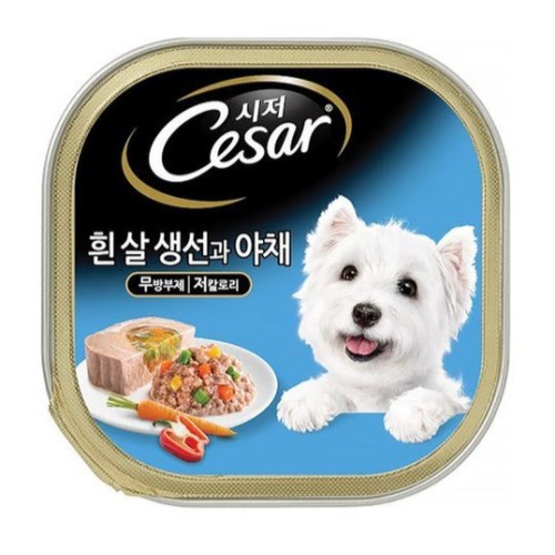 시저 흰살생선과 야채 100g이미지입니다. 누르면 해당 게시물로 새창이동합니다.