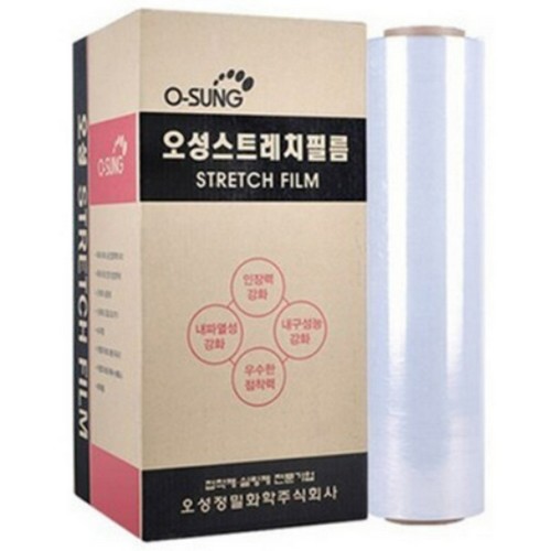 오성정밀화학  일반 스트레치 필름 15mic 500mm x 320m (1롤)