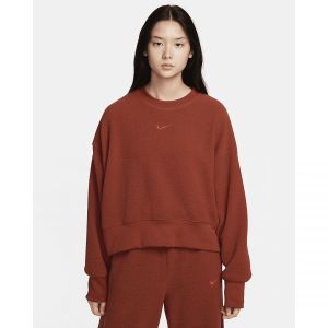  나이키 플러시 모드 크롭 크루넥 스?셔츠 DQ6845-832