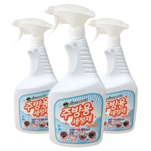 파워 버블 주방용 세정제 750ml 3개 찌든때 물때 곰팡이제거