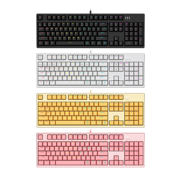 앱코 K660S V2 카일 광축 V2 게이밍 옐로우 (리니어)_이미지