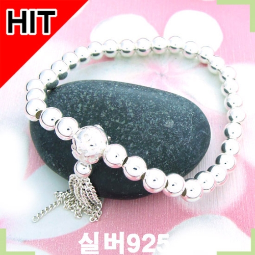 남여공용 6mm 염주 불교 실버팔찌  60116b  선물용_이미지