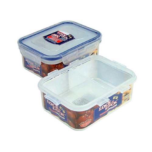 락앤락 직사각 2칸찬통 350ml (HPL806C) (1개)