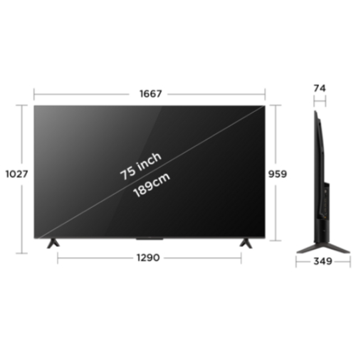 TCL 아이팔콘 75U65A Pro (무타공 벽결이)_이미지