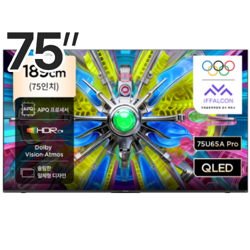TCL 아이팔콘 75U65A Pro (무타공 벽결이)_이미지
