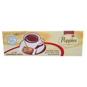 POPPIESINTERNATIONAL 코스트코 파피스 벨지안 카라멜라이즈 쿠키 300개입  커피 카페 쿠기 개별포장