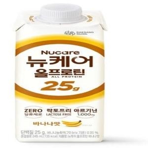 대상웰라이프 뉴케어 올프로틴 바나나맛 245ml (1개)