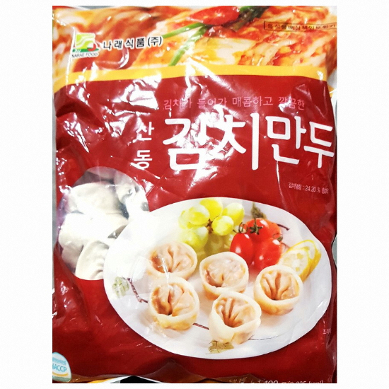 나래식품 산동 김치만두 1.4kg (1개)_이미지
