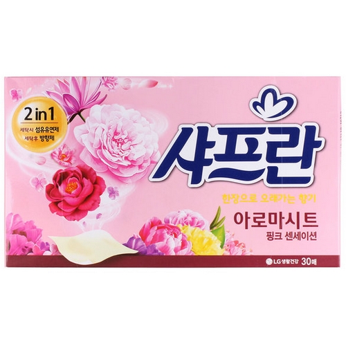 샤프란 아로마시트 핑크 센세이션 30매 (1개)_이미지