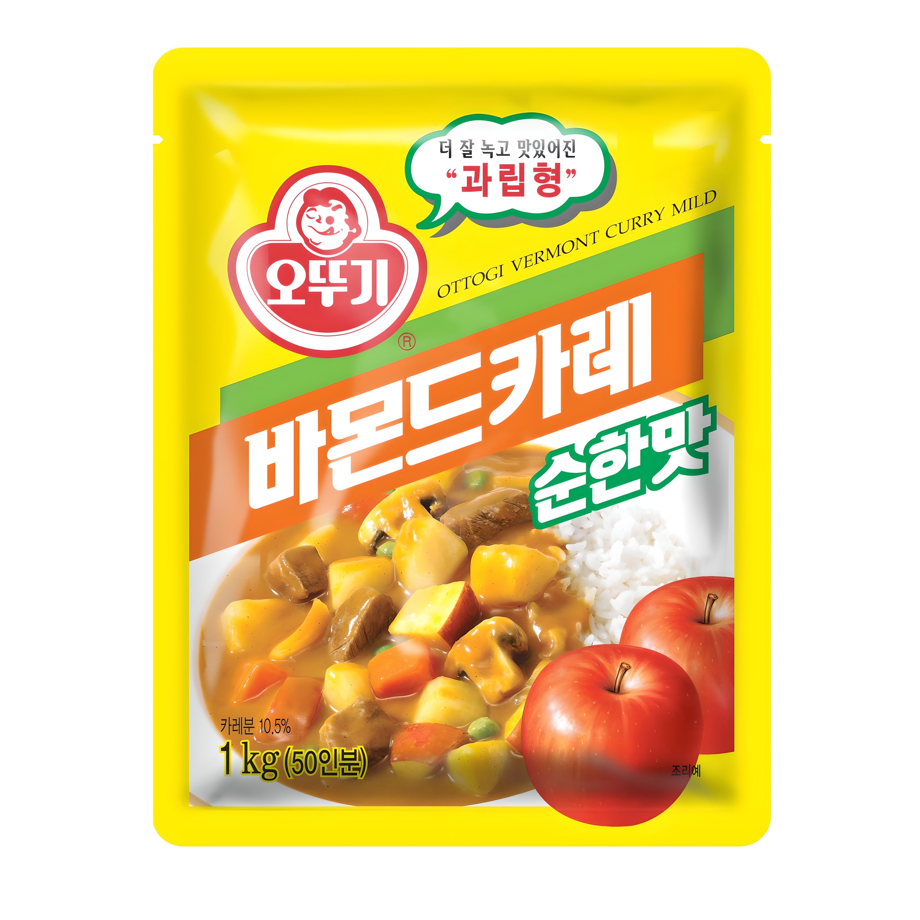 오뚜기 바몬드 카레 순한맛 1kg이미지입니다. 누르면 해당 게시물로 새창이동합니다.