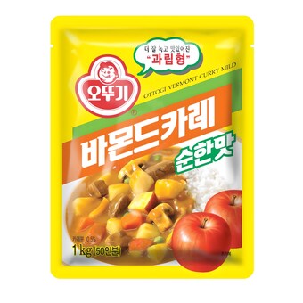 오뚜기 바몬드 <b>카레</b> 순한맛 1kg