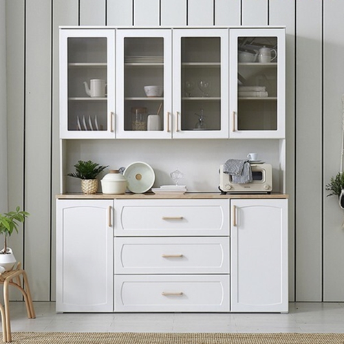 데코라인  코넬 모다 서랍형 주방수납장 상부장 세트 1600L