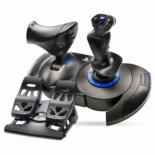 Thrustmaster T-Flight Hotas 4 플라이트 스틱 (+러더 페달)