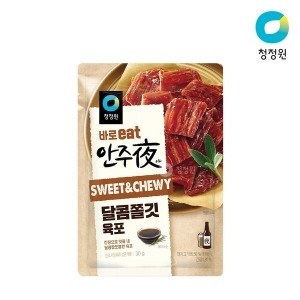 대상 청정원 바로eat 안주야 달콤쫄깃 육포 30g (7개)_이미지