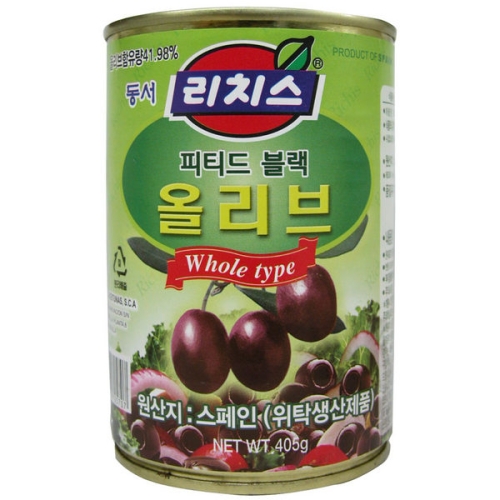 동서식품 리치스 블랙 올리브 홀 405g (24개)_이미지
