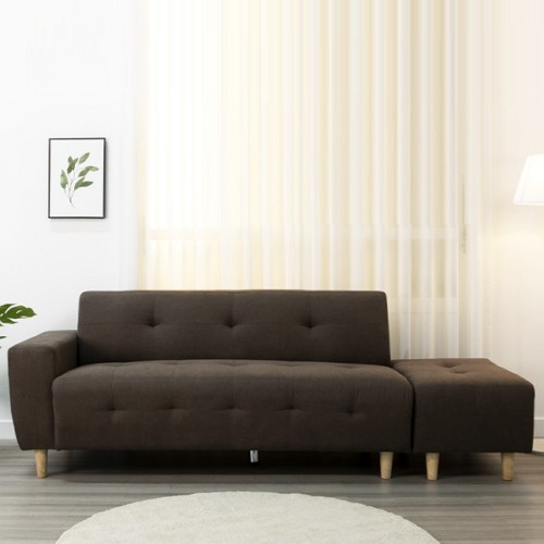 에보니아 데일리 라텍스폼 패브릭 소파 3인용 (스툴포함)_이미지