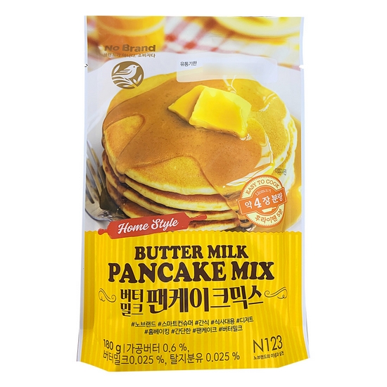 노브랜드 버터밀크 팬케이크믹스 180g (3개)_이미지