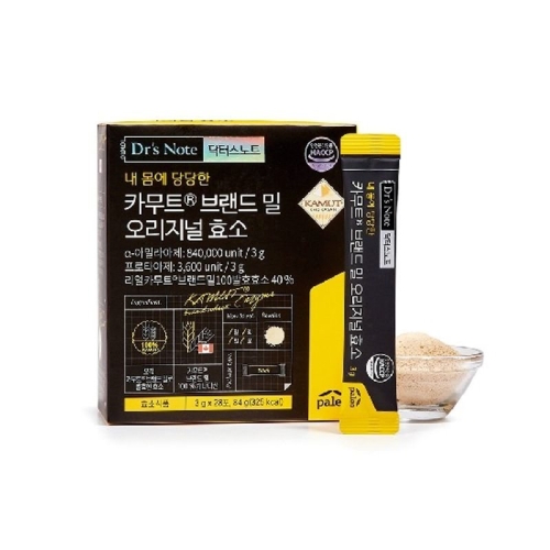 한국생활건강 팔레오 팔레오 닥터스노트 카무트 브랜드밀 오리지널 효소 3g 28포 (5개)_이미지