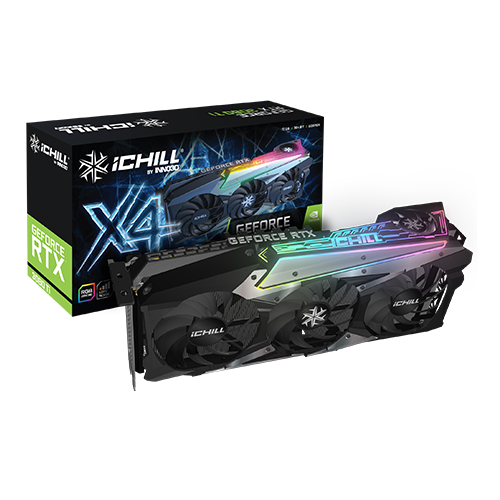 INNO3D iChiLL 지포스 RTX 3080 Ti D6X 12GB X4