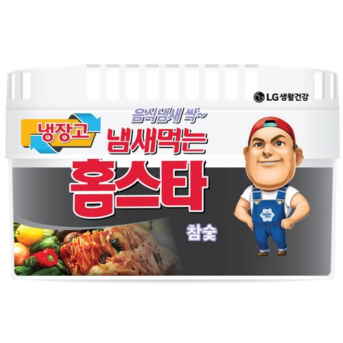 LG생활건강 홈스타 냄새먹는 홈스타 냉장고용 참숯 420g (2개)