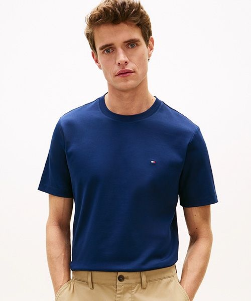 TOMMY HILFIGER 럭셔리 인터록 티셔츠 T12G1TPO100MT2DCC 162205