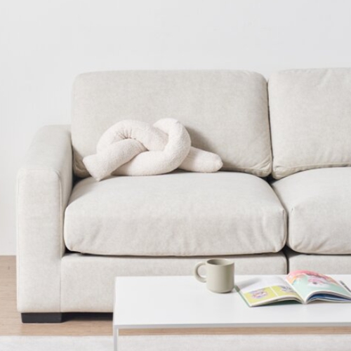 파로마 아리아나 모듈 풀커버 아쿠아 패브릭 소파 4인용 (스툴포함)_이미지