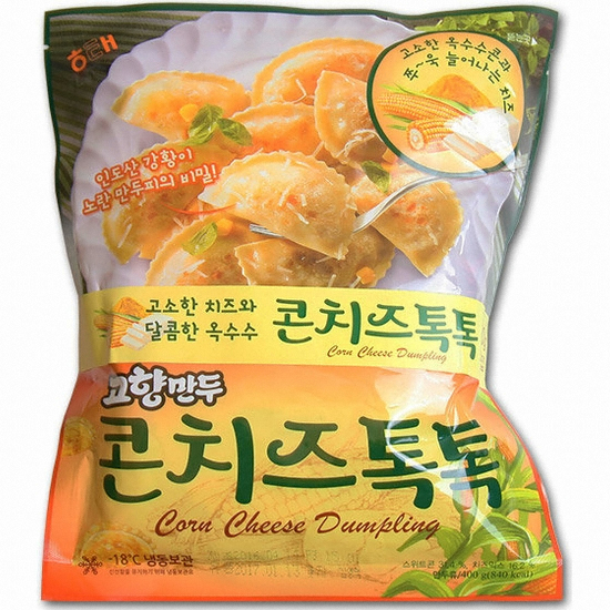 해태제과 고향만두 콘치즈 톡톡 400g (2개)_이미지