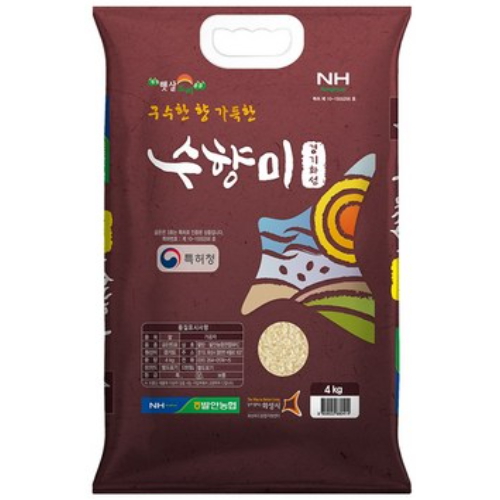 햇살드리 2024 수향미 상등급 4kg (1개)_이미지
