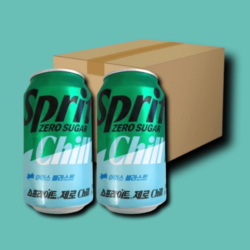코카콜라음료 스프라이트 제로 CHILL 350ml (48개)_이미지