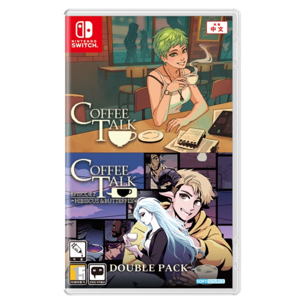 커피톡 1 + 2 더블팩 한글판 SWITCH, 패키지칩_이미지