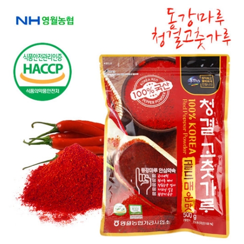 영월농협 24년 동강마루 청결고춧가루 매운맛 500g