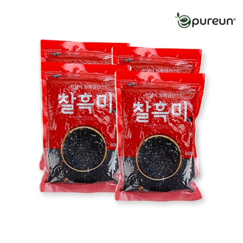  이잡곡이다 찰흑미 600g [4개]