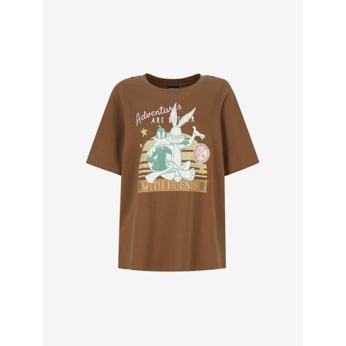 동광인터내셔날 스위트숲 메르시앤에스 루니툰즈 콜라보 사이드 슬릿 티셔츠MC3STW2