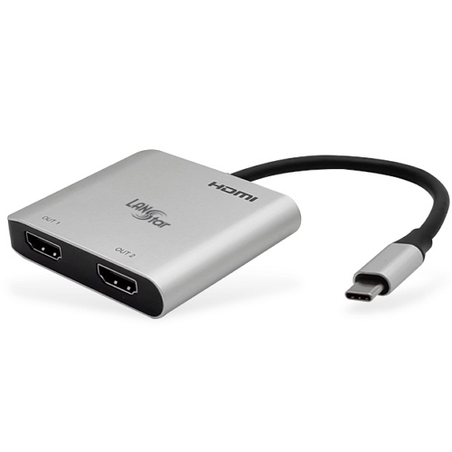 라인업시스템 LANSTAR LS-UC202 Type C to 듀얼 HDMI 컨버터
