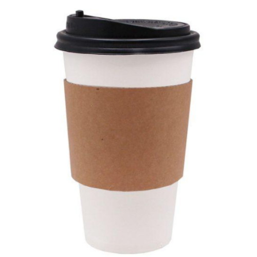 이룸팩 무지 종이컵 16온스 (+개폐뚜껑+무지홀더,100개)_이미지
