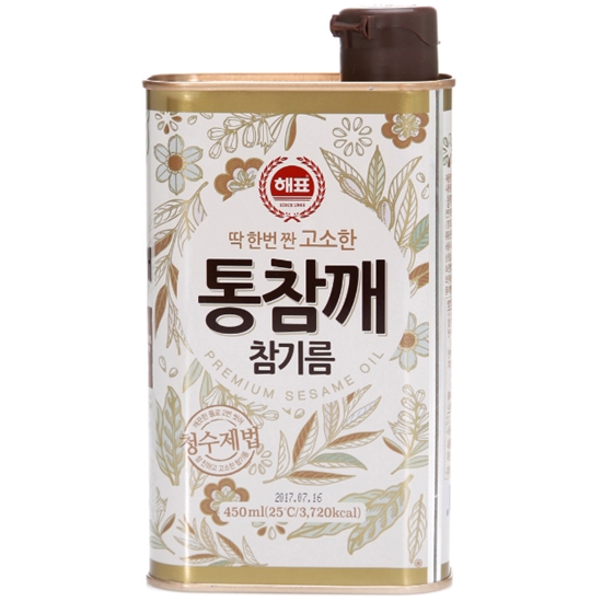 해표 통참깨 참기름 450ml (1개)_이미지