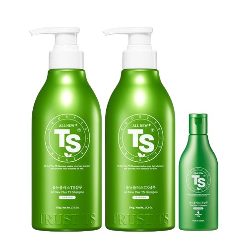 TS 올뉴플러스 TS 샴푸 500g 2개+골드플러스 TS 샴푸 100g 3종세트이미지입니다. 누르면 해당 게시물로 새창이동합니다.
