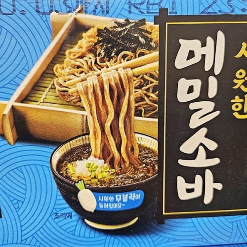 농심 시원한 메밀소바 127g (12개)_이미지