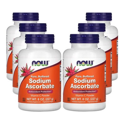 나우푸드 아스코르브산 나트륨 분말 227g (6개)